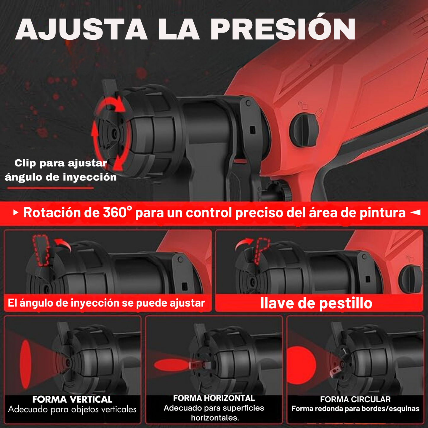 Pistola de Pintura a Batería | Sin Cables | Multiusos