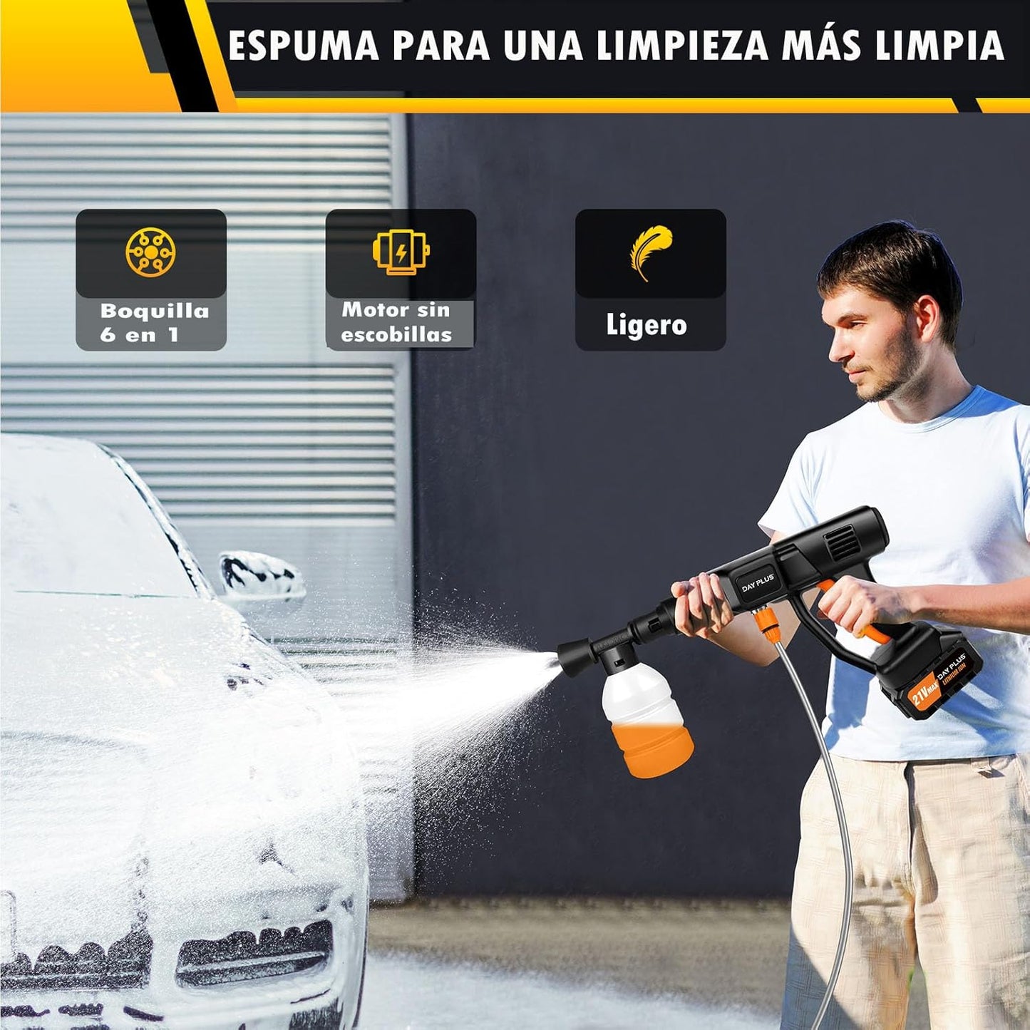Hidro Lavadora Eléctrica Portatil | Accesoriso Incluidos