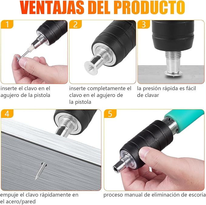 KIT PISTOLA DE REMACHE MAKITA®️ | 100 CLAVOS GRATIS | KIT COMPLETO + OBSEQUIO