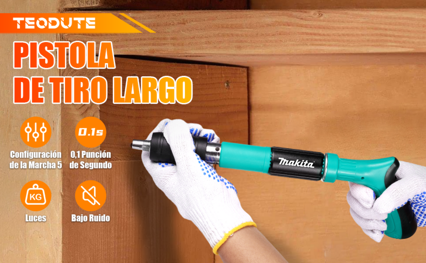 KIT PISTOLA DE REMACHE MAKITA®️ | 100 CLAVOS GRATIS | KIT COMPLETO + OBSEQUIO