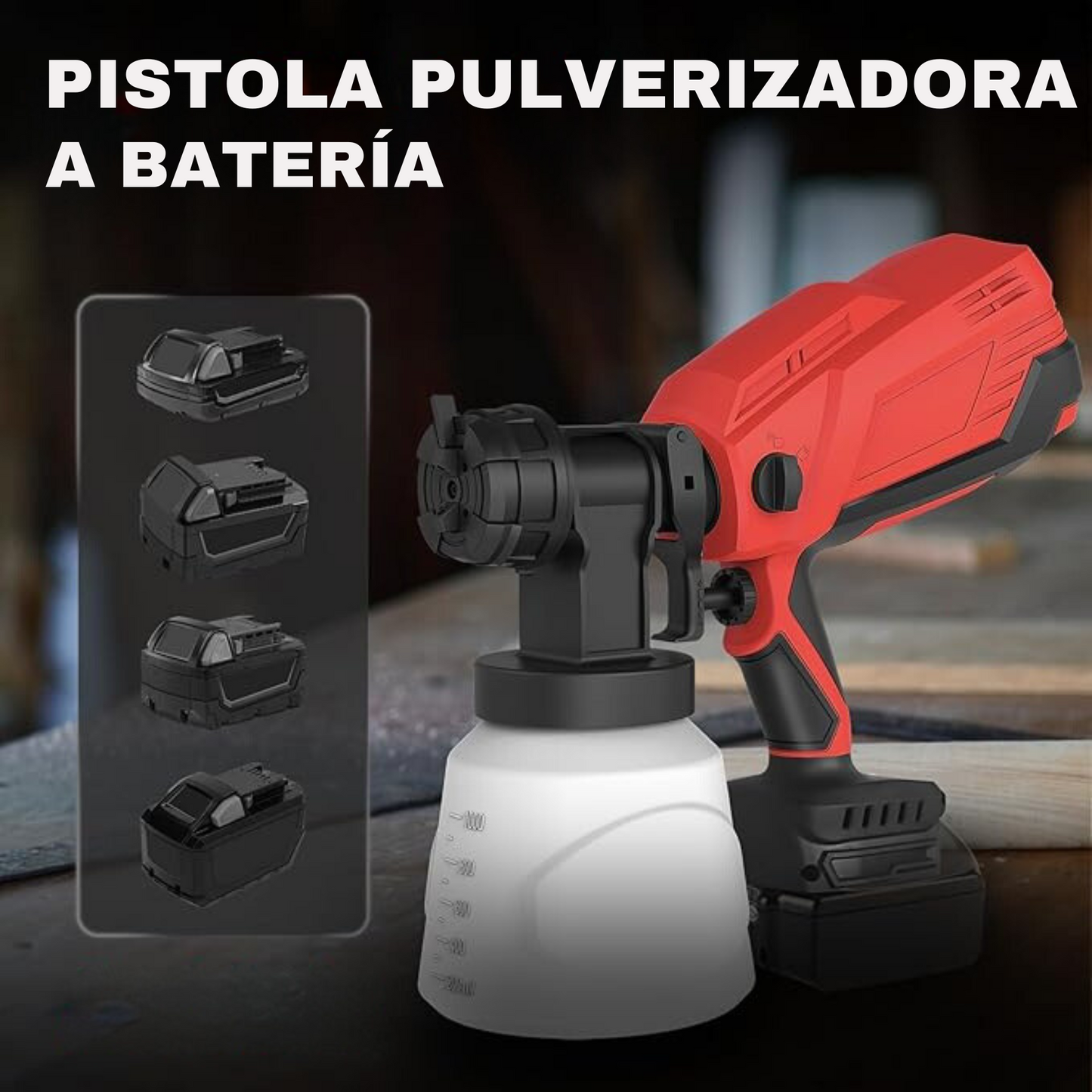 Pistola de Pintura a Batería | Sin Cables | Multiusos