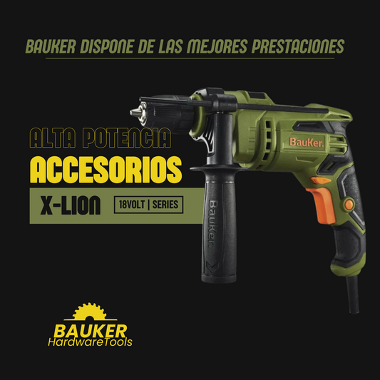 Taladro Percutor 16 Velocidades | Bauker™️