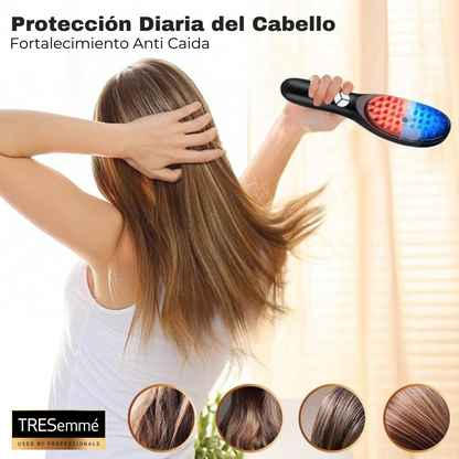 Cepillo para el Cabello Fototerapia + Obsequio Tónico Capilar "Crecimiento del Cabello"