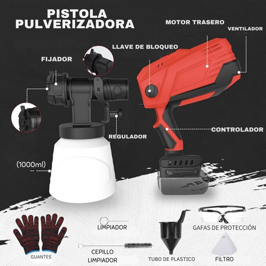 Pistola de Pintura a Batería | Sin Cables | Multiusos