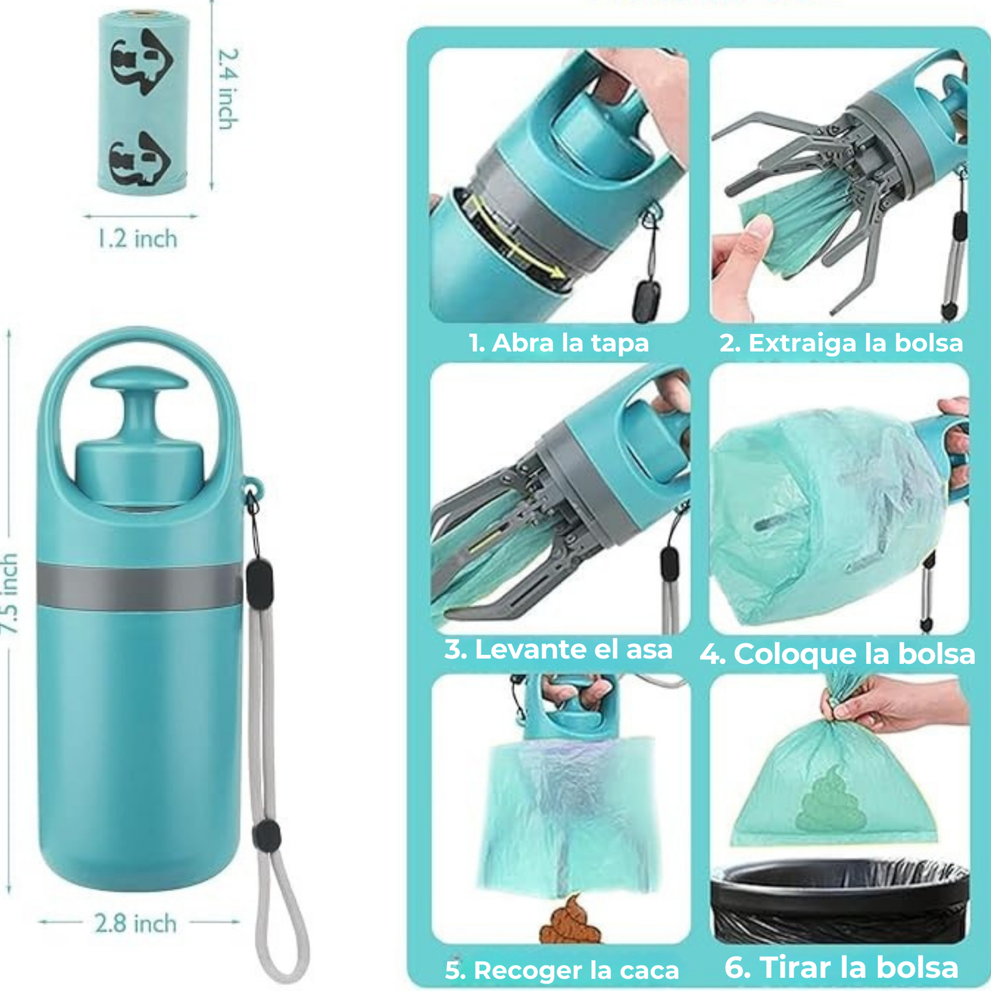Dog Clean™️ Limpiador y Recogedor Ergonomico para tu mascota