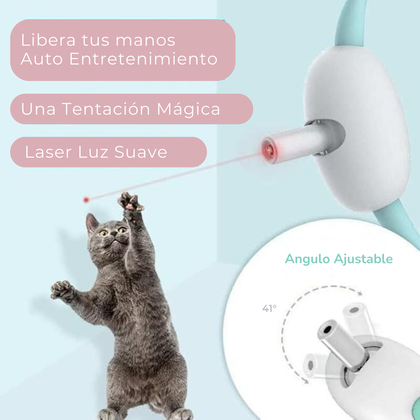 ToyCat™️ Collar Laser Inteligente para gatos y mascotas