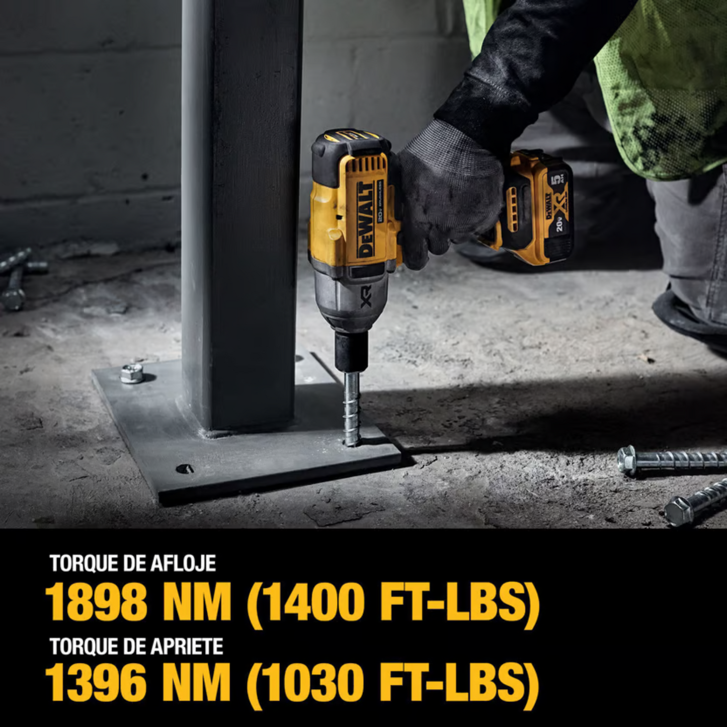 Pistola Neumática Percutor de Impacto Dewalt™️ [550Nm] a Batería