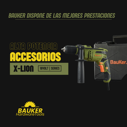 Taladro Percutor 16 Velocidades | Bauker™️