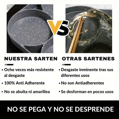 Pack Cocina Olla de Cristal | Sartén 4 Puestos | Cucharas de  Cocina