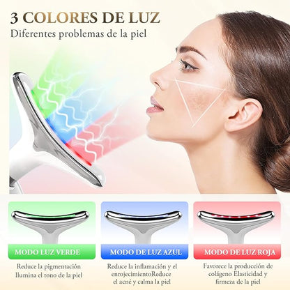 Kneck®️ Masajeador Facial Eléctrico Antiarrugas