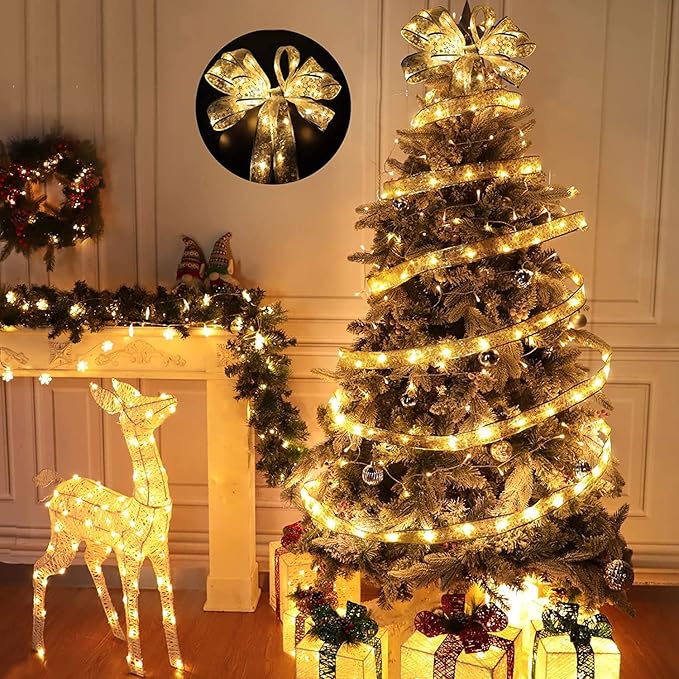 Cinta de Luces Inalambricas Decoración de Navidad 2024