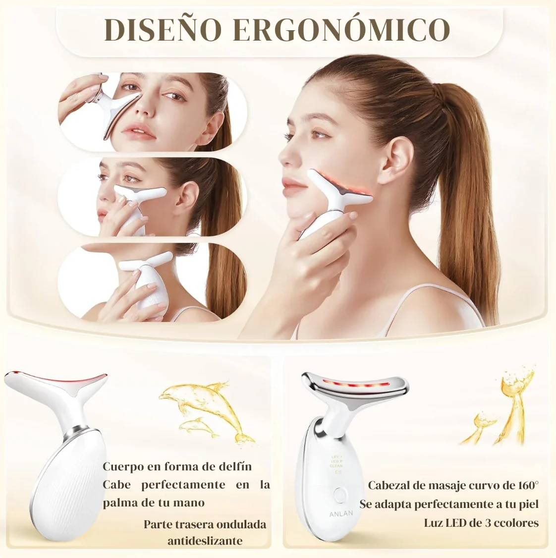 Dispositivo Rejuvenecedor FaceGlow™ | Tres Modos de Luz