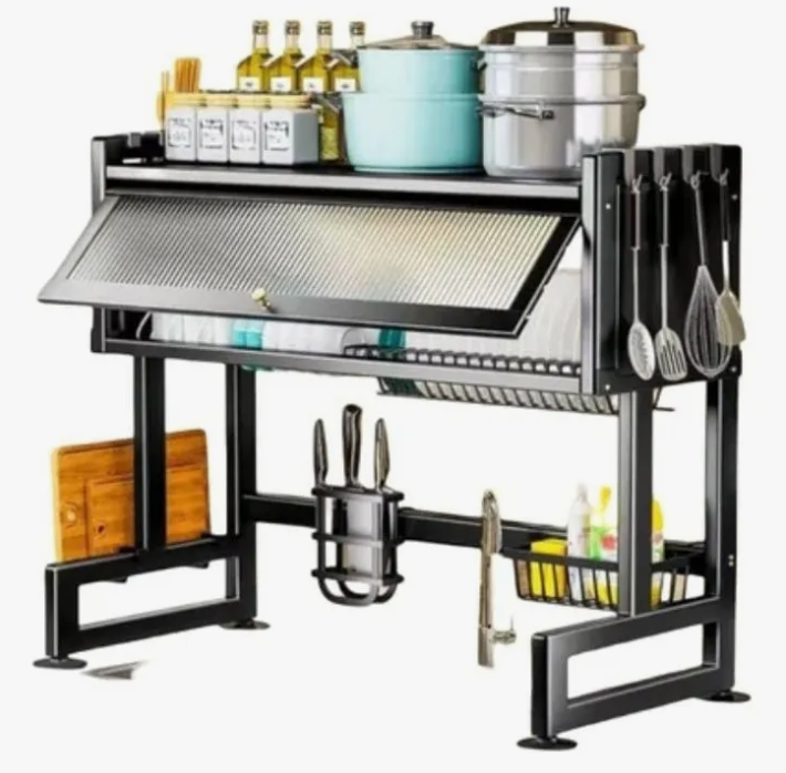 Escurridor para Platos con 2 niveles | Ligero y Montable