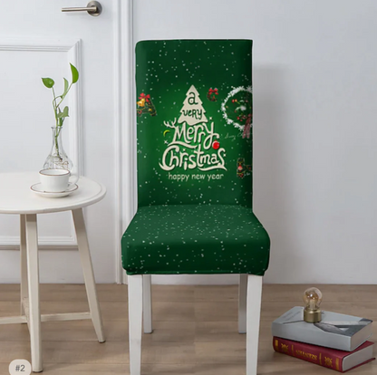 Conjuntos Fundas de Sillas Navideñas | 100% Adaptables