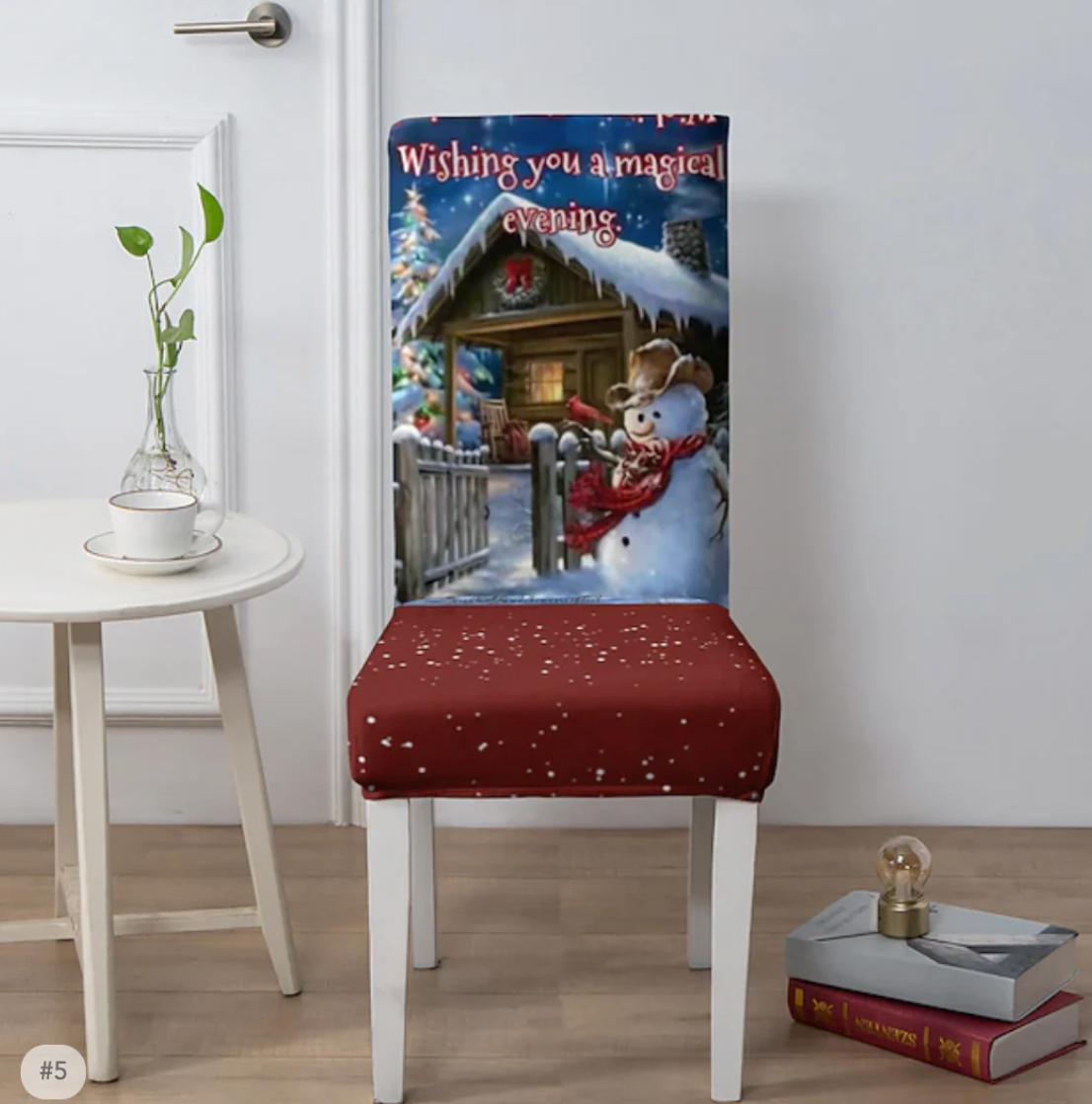 Conjuntos Fundas de Sillas Navideñas | 100% Adaptables