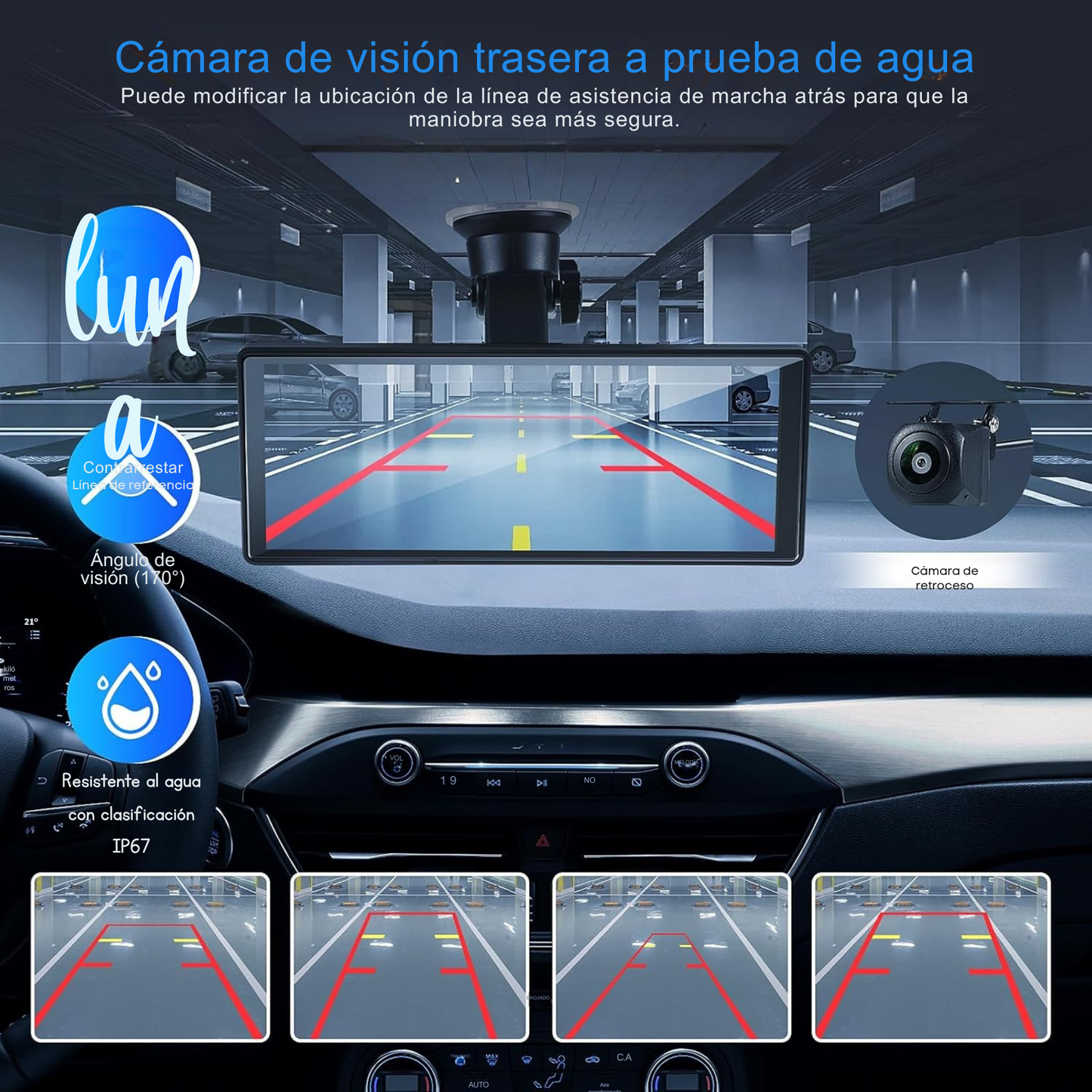 Radio Pantalla Táctil Portátil Vehiculos