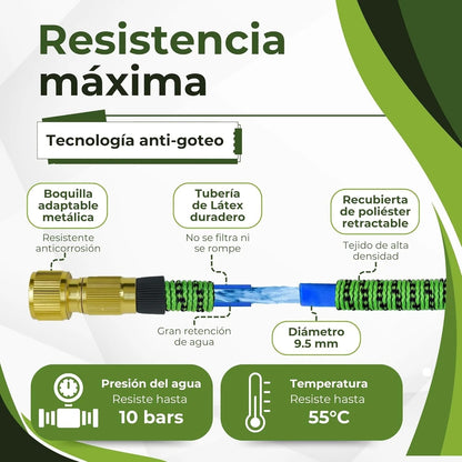 Manguera Extensible Multiusos Con Accesorios