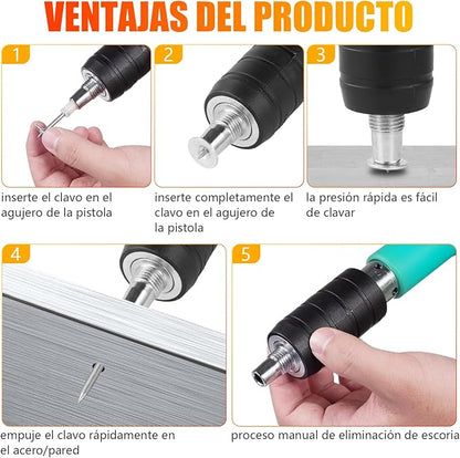 KIT PISTOLA DE REMACHE MAKITA®️ | 100 CLAVOS GRATIS | KIT COMPLETO + OBSEQUIO